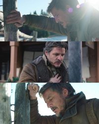 Pedro Pascal with anxiety Meme Template