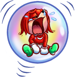 baby Knuckles Crying in the Bubble Meme Template