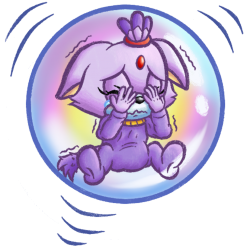 baby Blaze Crying in the Bubble Meme Template
