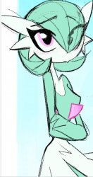 hand drawn gardevoir Meme Template