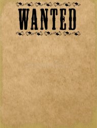 Wanted poster blank template JPP Meme Template