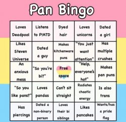 Pan Bingo Meme Template
