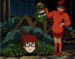 VELMA UNMASKS THE MONSTER & IT'S VELMA 2 Meme Template