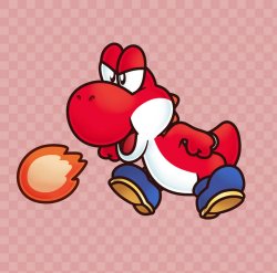 Red Yoshi Meme Template