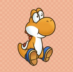 Orange Yoshi Meme Template