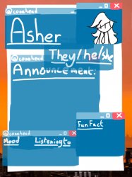 conehead's announcement template 3.0 Meme Template