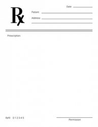 Prescription pad Meme Template