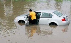 flooded car Meme Template