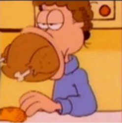 Jon eating turkey Meme Template