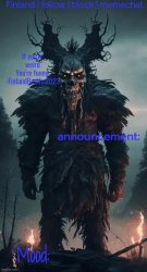 FinlandBestIs announcement template Meme Template
