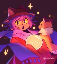 Niko & Rue Art by @mochiiniko Meme Template