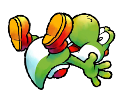 Green Yoshi Falling Meme Template