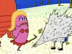 Spongebob Getting Sand Kicked In His Face Meme Template