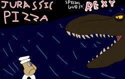Jurassic Pizza (ft. Rexy) Meme Template