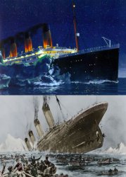 Sinking Titanic Meme Template