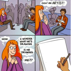 Ooo an artist Meme Template