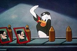 Donald duck salutes to hitler Meme Template