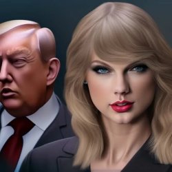 Taylor Swift and her FBI goons arrest Donald Trump Meme Template