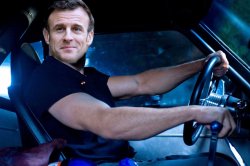 Macron chauffard de la république Meme Template