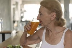 elderly senior old woman orange juice vodka JPP Meme Template