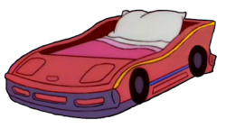 Simpsons Racecar Bed Transparent Background Meme Template