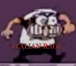 Italian Rage Meme Template