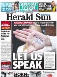 The Australian Herald Sun newspaper front page JPP Meme Template