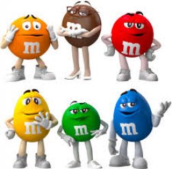 M and M friends Meme Template