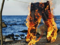 Pants on fire Meme Template