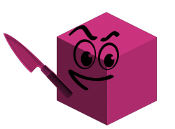 Purple guy cube Meme Template