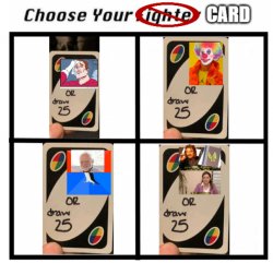 Complicated Choose Your Card Meme Template