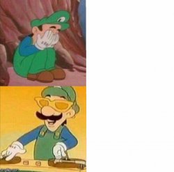 Luigi Mario Drake Meme Template