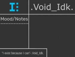 .Void_Idk.'s Announcement Template Meme Template