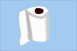 Toilet Paper drawing Meme Template