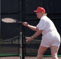 Trump tennis Meme Template