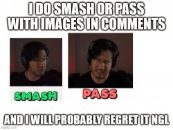 Smash or pass Meme Template