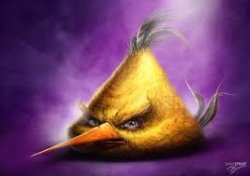 Yellow Angry Bird Meme Template
