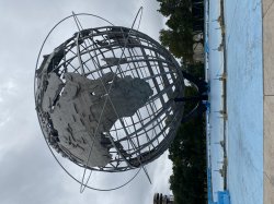 Globe Sculpture in Queens Meme Template