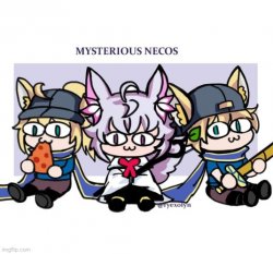 Mysterious Necos Meme Template