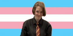 Transgender Pride Flag Audrey Hale Meme Template