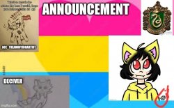 Announcement template Meme Template