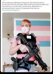 Transgender Domestic Terrorist Meme Template