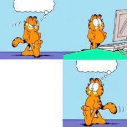 Garfeild google serch Meme Template