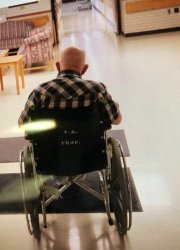 Elderly old senior man wheelchair JPP Meme Template