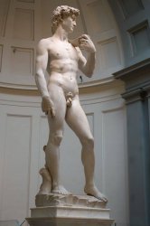 Michelangelo's David Meme Template