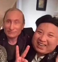 Putin and Kim Jong Un Meme Template