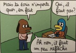 il faut un peu réfléchir Meme Template