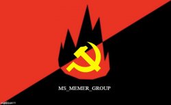 communist msmg flag Meme Template