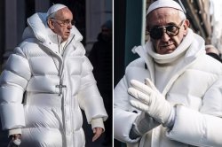 Puffer Pope Francis Meme Template