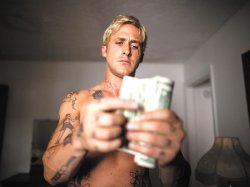 Ryan Gosling counting money Meme Template